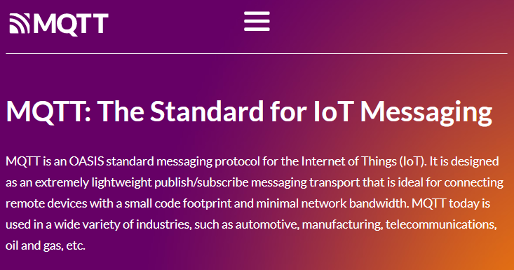 MQTT 官網的自我介紹