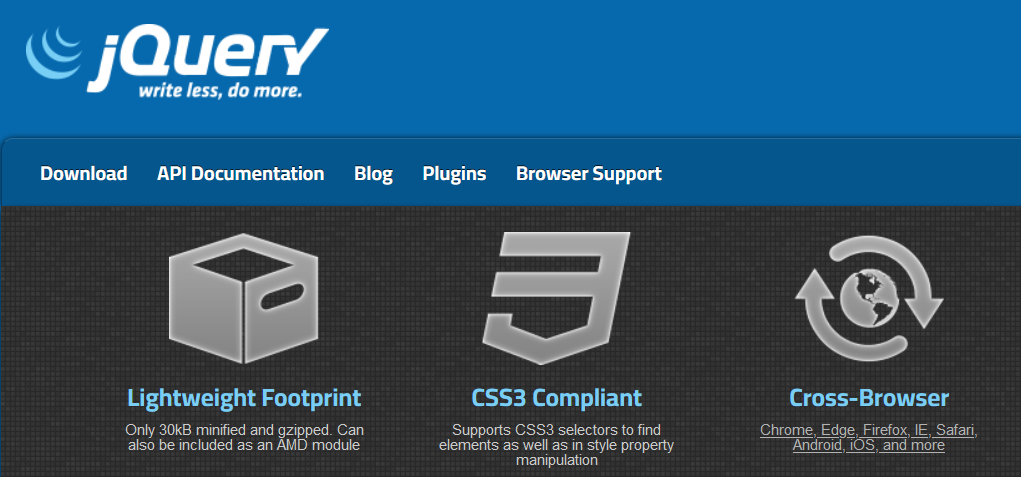 jQuery 官網介紹