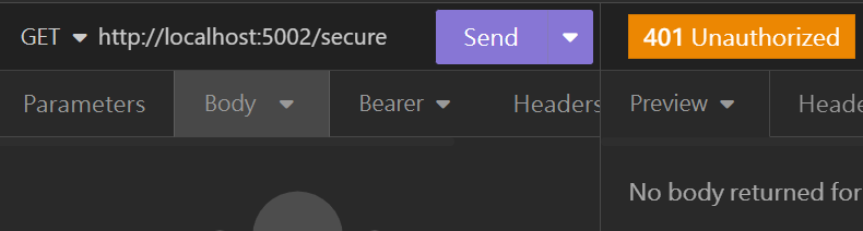 呼叫受保護的 API 逾時