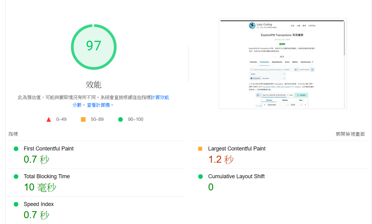 CLS 第一次改善