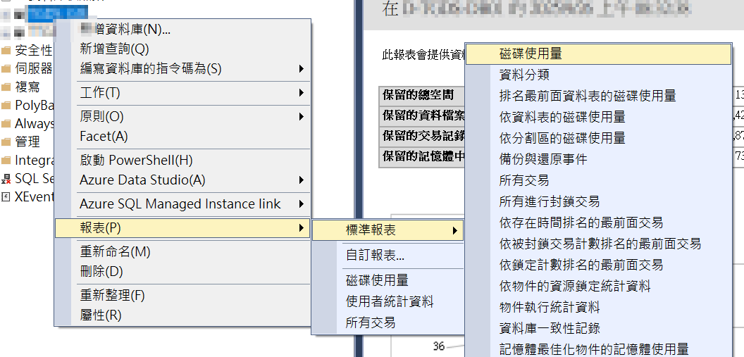 查詢交易紀錄檔案用量